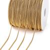 2Meters/Lot Stainless Steel Chains Gold Color Chain for Jewelry Making DIY Necklace Bracelet Accessories Lips Beads Beaded Chain