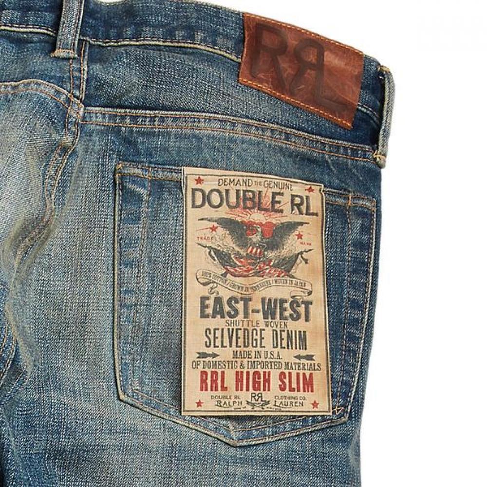 Rrl High Slim Yosemite Selvedge Jeans  Mnrrdnm10920097400 