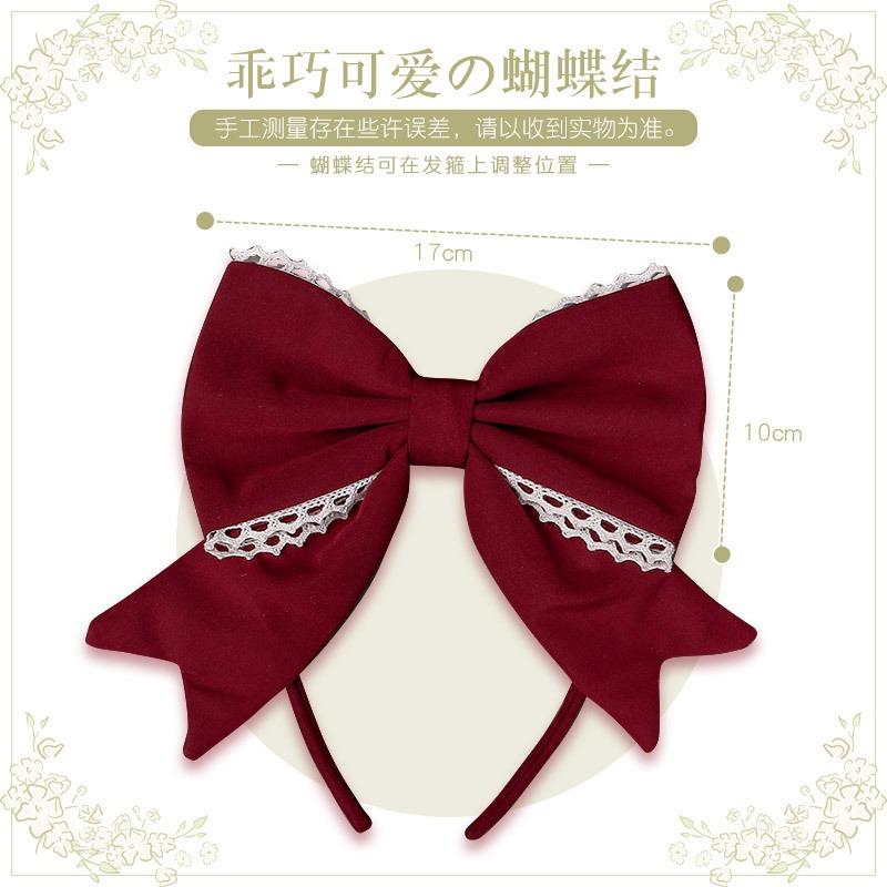 An olita headgear female hairpin lo female hair accessories multi-colored bow headband fresh and sweet