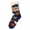 Bartleby Womens/Ladies Funky Chicken Sherpa Fleece Socks