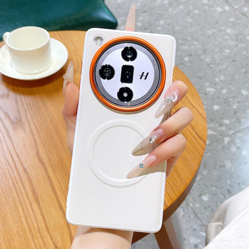 Elegant Leather Case for OPPO Find X9 Ultra/X8 Pro - Simple, Fashionable, Magnetic, Soft
