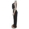 Women's Casual V-neck Button Top & Trousers Two-piece Set - New Fashion Europe/America
