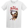 SPECIRL T-Shirt Round Neck Red Sonja Enegger 80S Movie Film Conan Vintage Gift Tee 102 White
