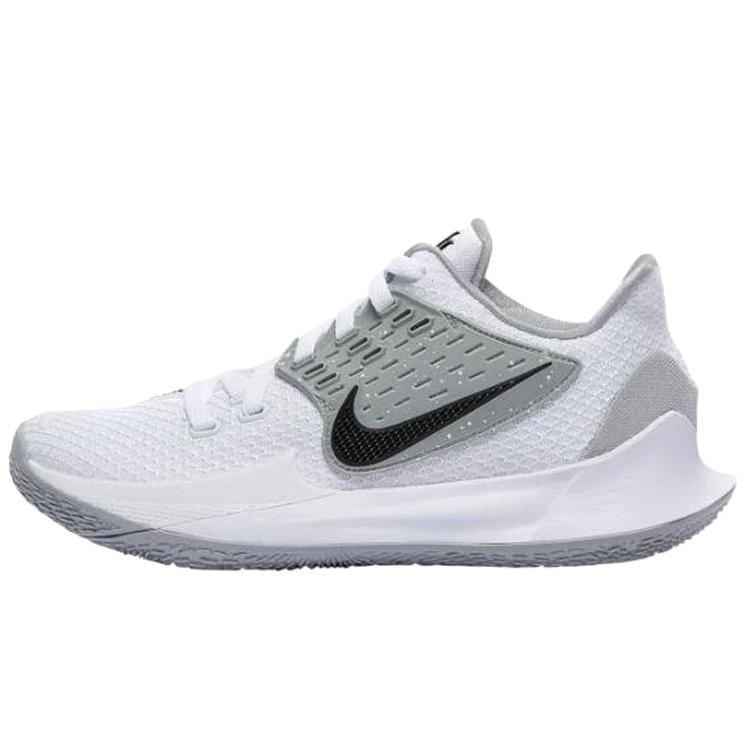 

Nike Kyrie Low 2 Cushioning Anti-Slip And Wear-Resistant Breathable Coverage Mid-Top Basketball Shoes Unisex Gray White AV9827-100 44.5