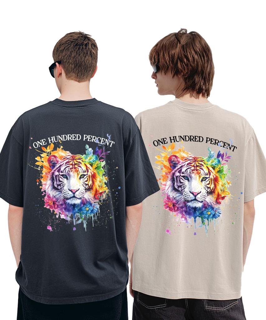 OHP Ohpxharmonia Bcolorful Tiger Pigment Short Sleeve Tee