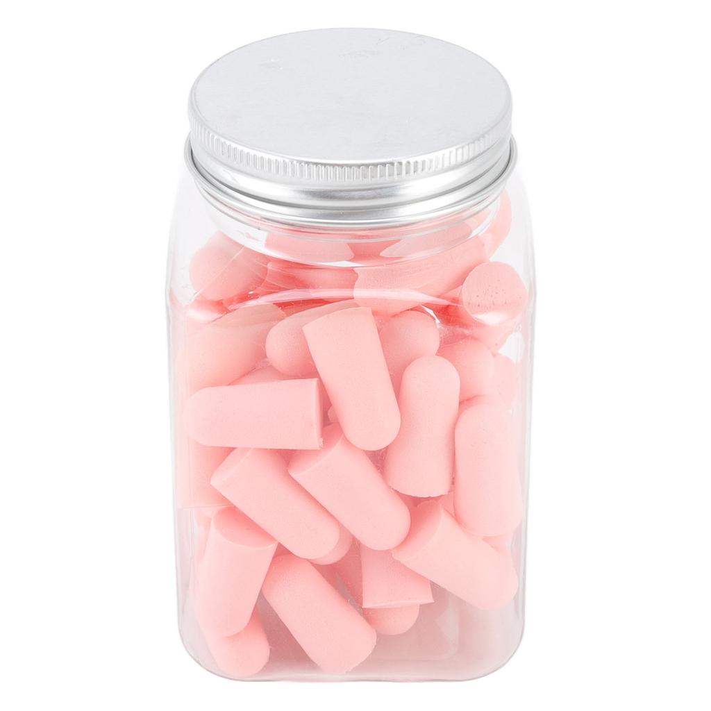 60 ks špunty do uší Houba Měkký zvuk blokující omezení šumu špunty do uší pro všechny hlučné události Růžové