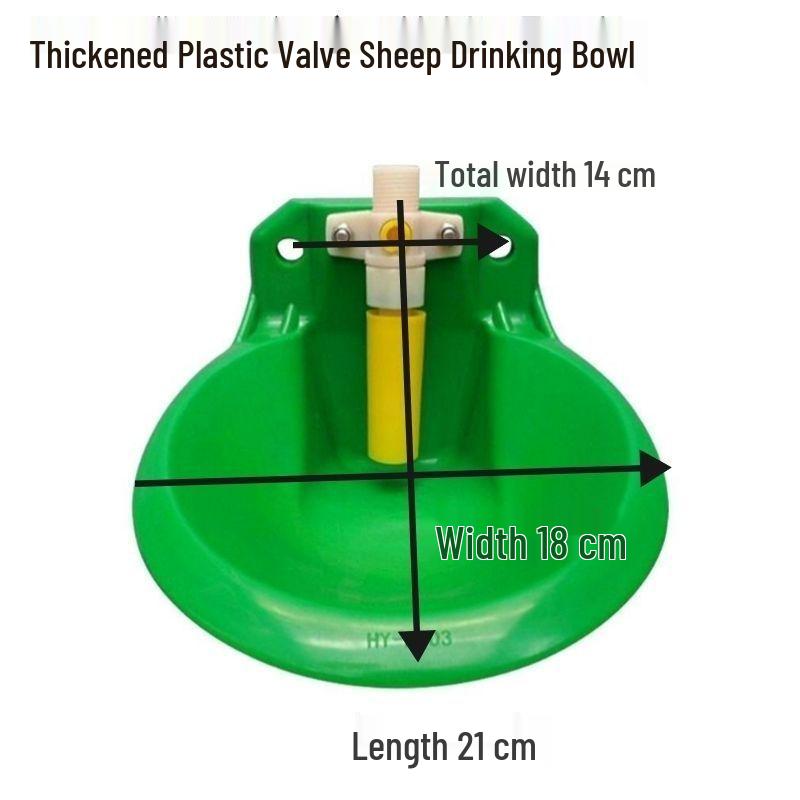 Automatic Sheep Water Bowl with Copper Valve and Plastic Trough