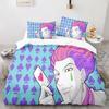 Children's Bed Linen Hunter×Hunter Bed Linen Set featuring Pilowcase,3D Anime Carton Print Children's Beding Set