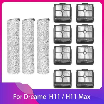 Kompatibel für Dreame H11/H11 MAX / H12 Core Staubsaugerrolle Hauptbürste HEPA-Filter Zubehör