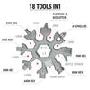 For Snowboarding Equipment 19-In-1 Multifunctional Tool Versatile Tool