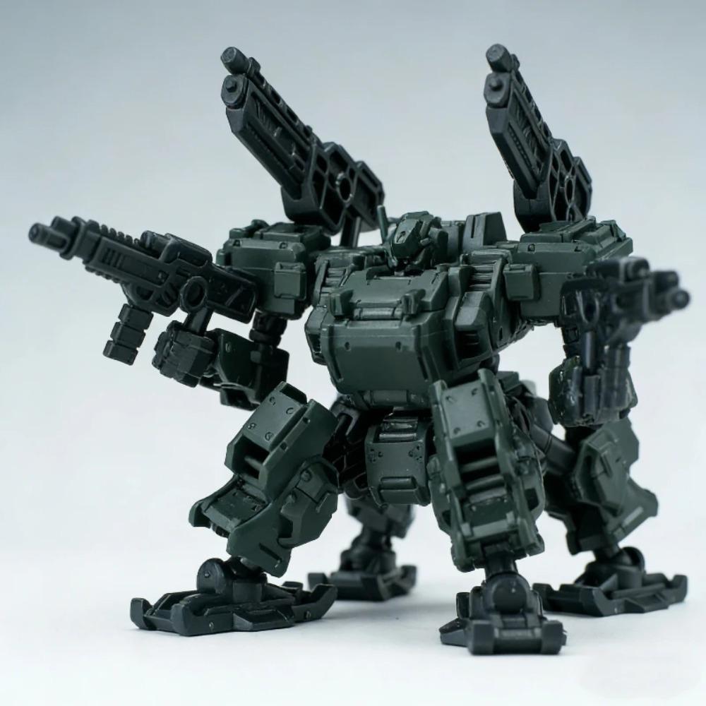 Sheik Festland 3er-Set 1/60 3-Minuten-Plan Fortishield Team Mecha Modellbausatz Schnelle Montage Actionfigur Schreibtischdekoration Jungen Spielzeug Geschenk
