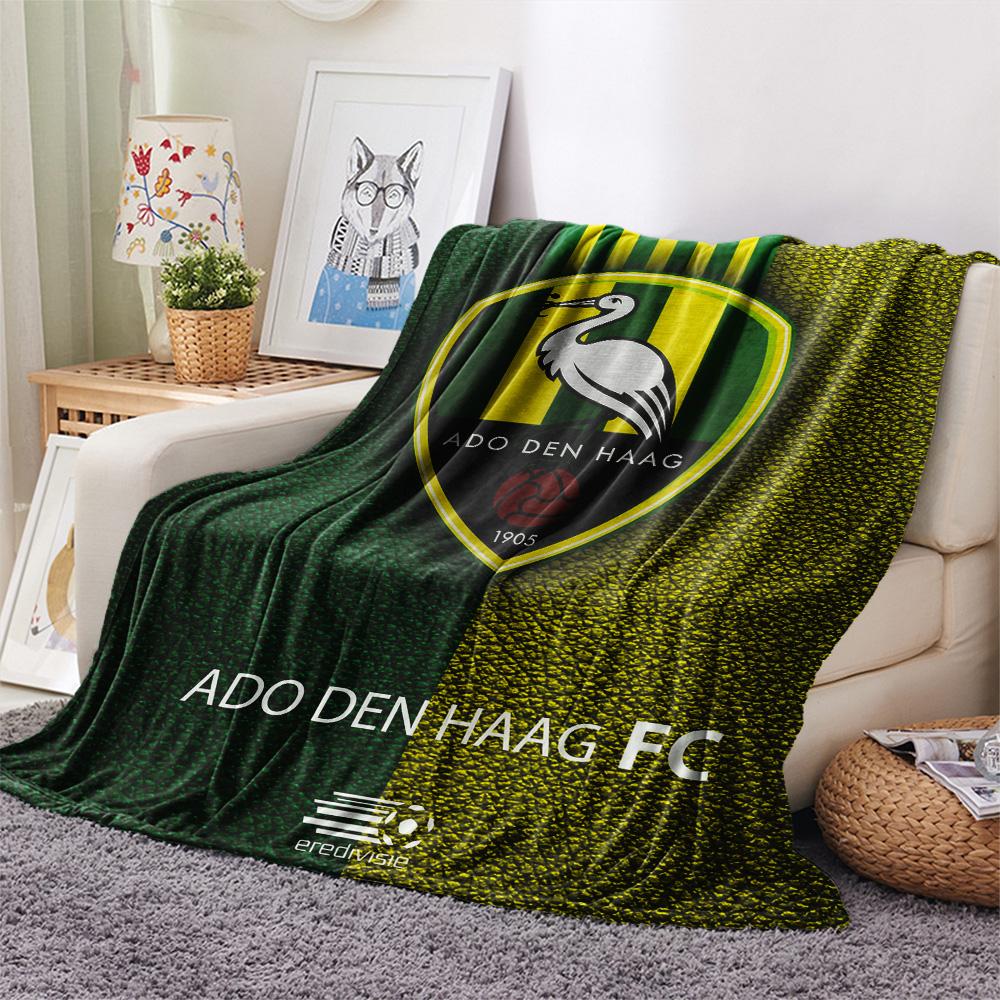 Coperta in Flanella con Stampa The Hague Football Club, Alta qualità Confortevole per Tutte le Stagioni, Arredamento per la Casa, Calore e Comfort