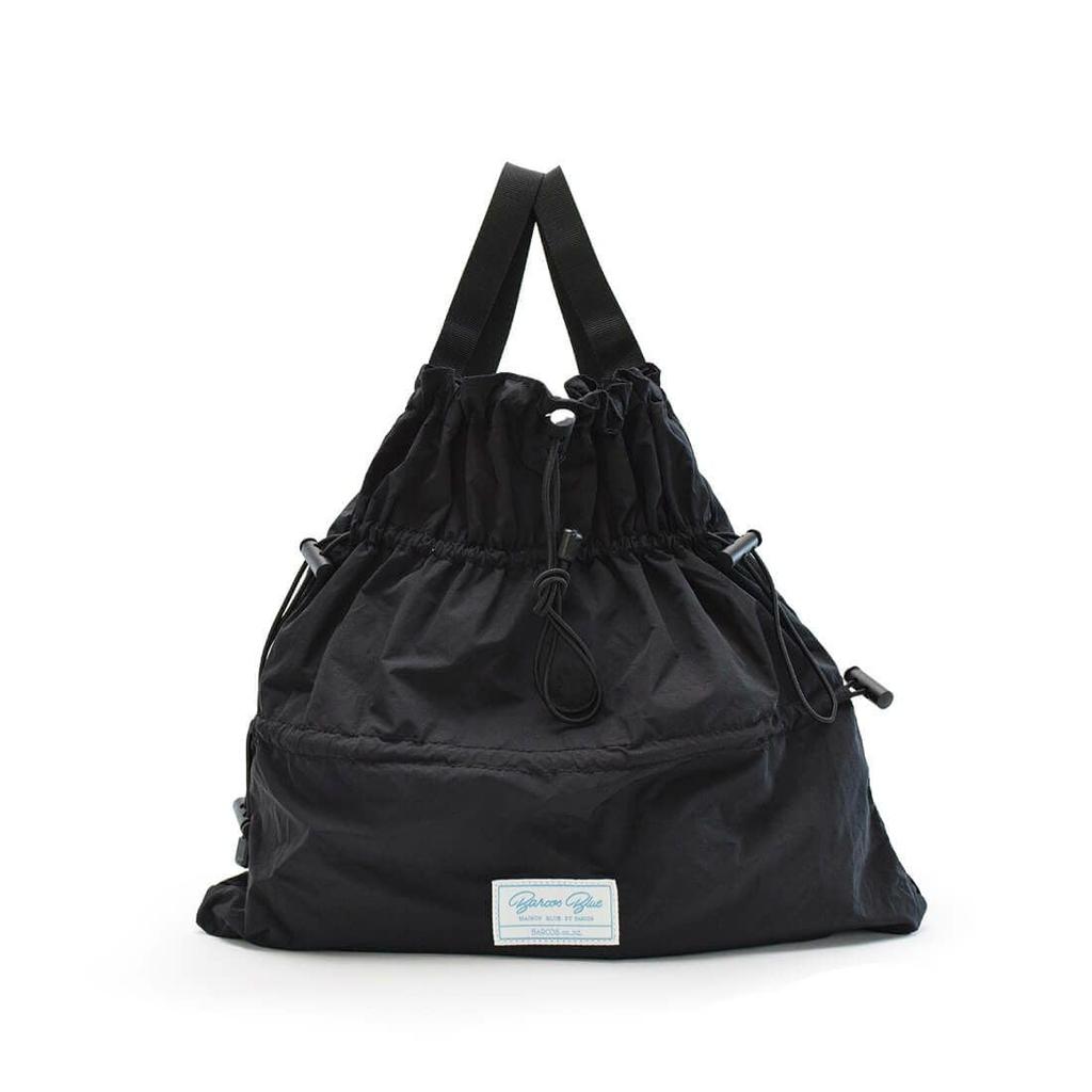 Drawstring Travel Black [Barcos Blue] Bag, Lightweight, Durable, Outdoor, Bag, Stylish,