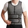 Men's Compression Shirt, Sauna Suit, Body Shaper, Adjustable Shapewear, High Sweating, Fitness (Black, XL)