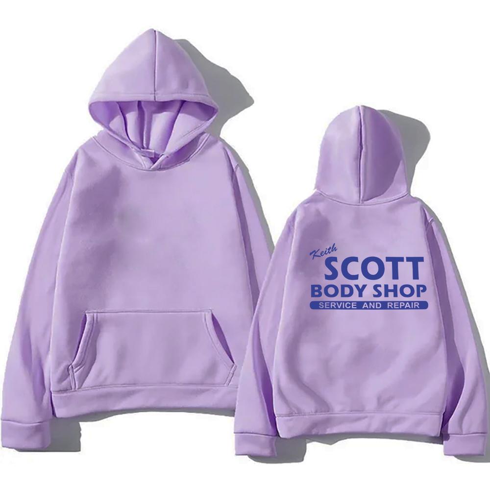 Keith Scott Body Shop Hoodie One Tree Hill Funny Women/men Harajuku Aesthetic Hoodies Autumn Winter Pullover Sweatshirt Vintage