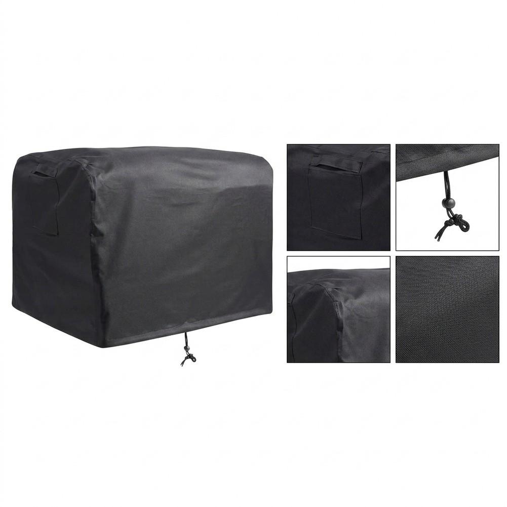 Oxford Style Generator Cover Waterproof Dustproof Sun Resistant for Home Backup Generators 65x51x51CM 81X61X61CM