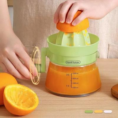 Orange Manual Juicers Manual Plastic Fruit Tools Citrus Hand Pressed Juice Create 100% Raw Kitchen Area Accessories Portable Lemon