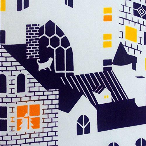 Edoten [Todaya Shoten] Nashien-zome Tenugui (Hand Towel) Christmas Eve 1045, Approx. 37 X 98 Cm