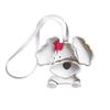 Adorable Curly Dog Keychain PU Leather Bag Charm With Secure Metal Hook For Purse Backpack Decoration Lightweight Design