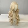 Blonde Women's Synthetic Wig with Large Waves and Long Curly Hair Wig Full Head Set Halloween Cosplay Daily Dress Wig