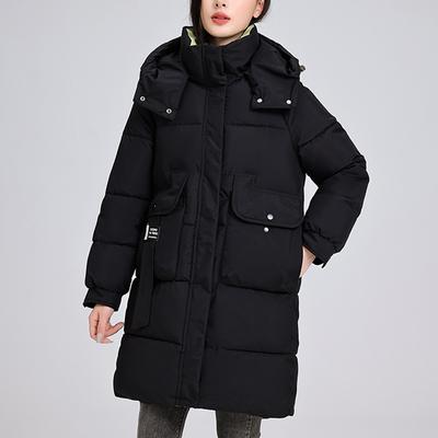 Woman Winter Coats Hooded Fashion Loose Thick Warm Long Parkas Women's Jackets