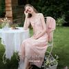 Women's French Style Strappy Dress & Cardigan Set