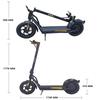 Emoko A19 12 inch Folding Electric Scooter 800W Front Motor 15ah 48v Battery LED Light 35 km Maximum Speed Sensor Male Female