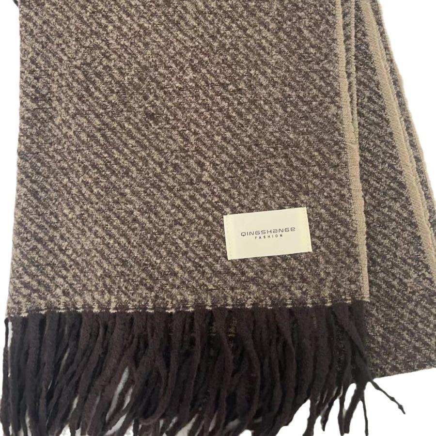 New Warm Thickened Scarf for Women  Autumn and Winter Casual Scarf for Men Korean Style Imitation Cashmere  Versatile Korean Style Shawl