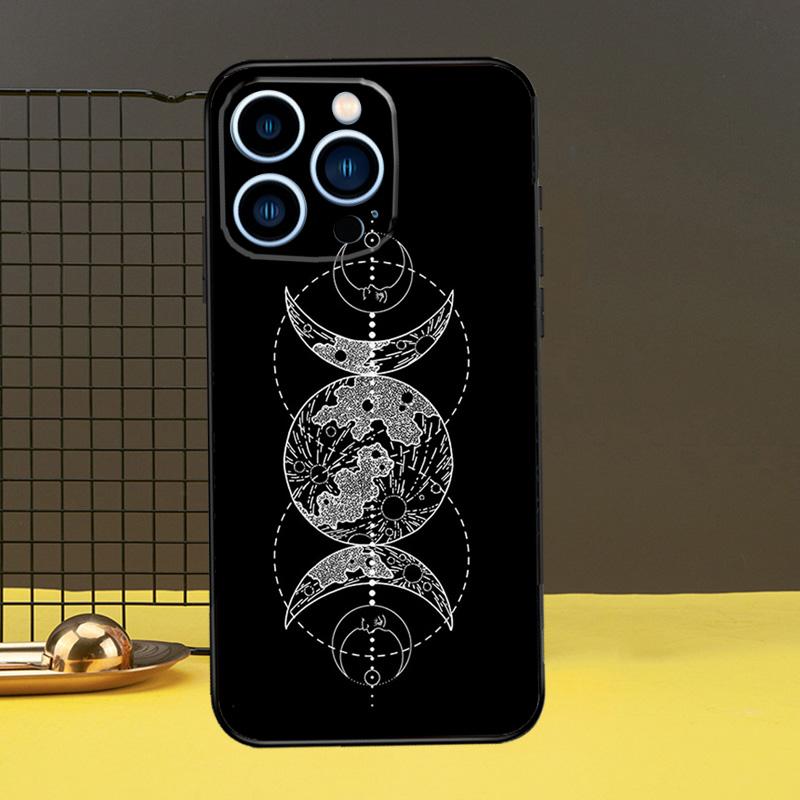 

Чехол для телефона Funda в стиле Оккультизм Колдовство Луна Готика Ведьма для iPhone 12 13 Mini 11 14 16 15 Pro Max XS X XR 7 8 14 16 15 Plus iPhone XR