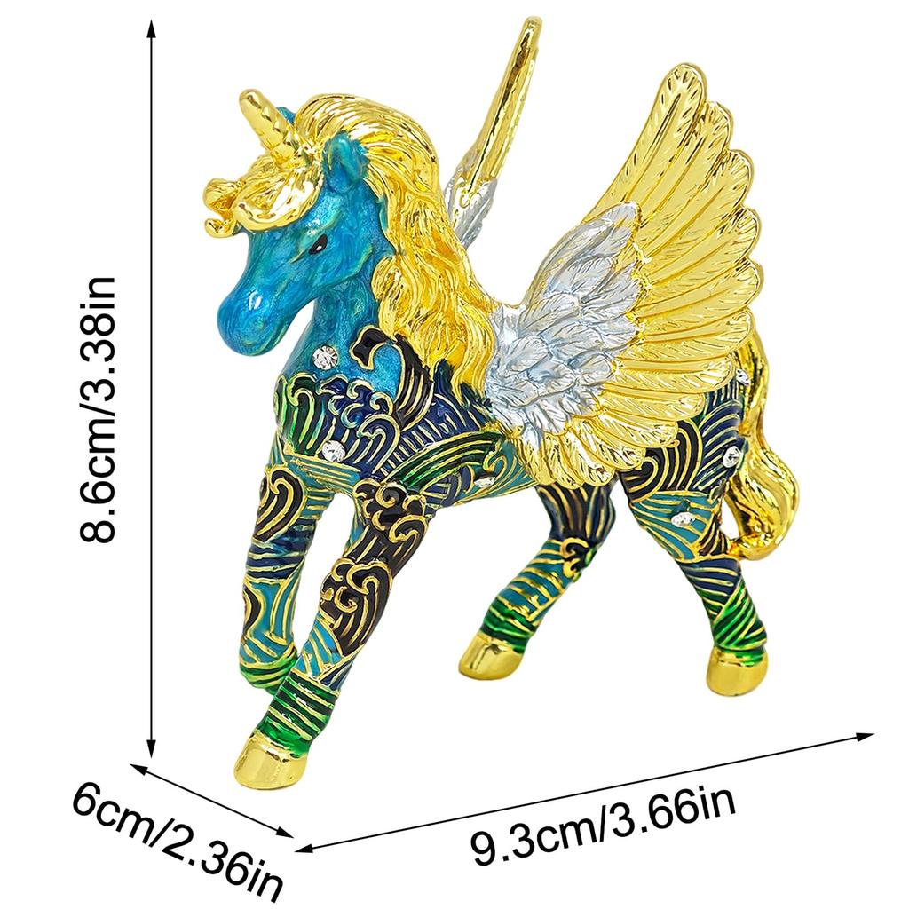 Heavenly Unicorn Figurine - Designed with the Black Tortoise (Genbu) of the Twenty-Eight Mansions - Healing, Good Fortune, Hope, Energy Charge - Feng
