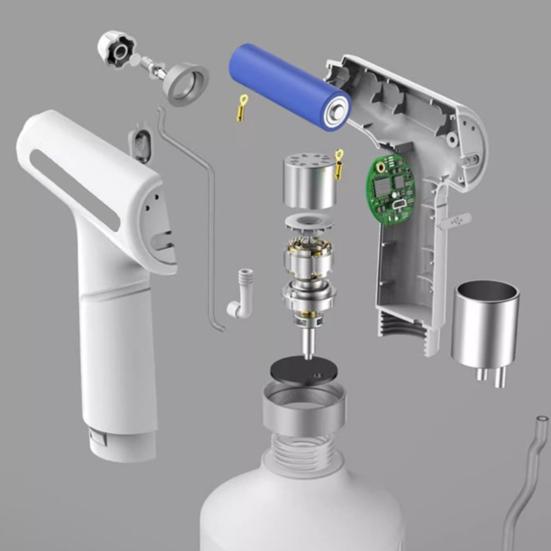 Yousheng Electric Spray Bottle 0.26 Gallon Automatic Watering Can USB-C Rechargeable Sprayer with Adjustable Nozzle Plant Mister for Indoor Outdoor