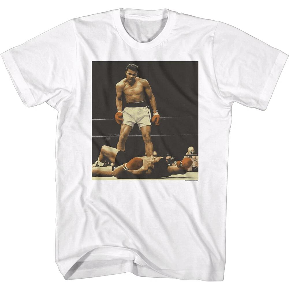 Muhammad Ali World Boxing Champion 1st Round Knockout Sonny Liston Men s T Shirt XL