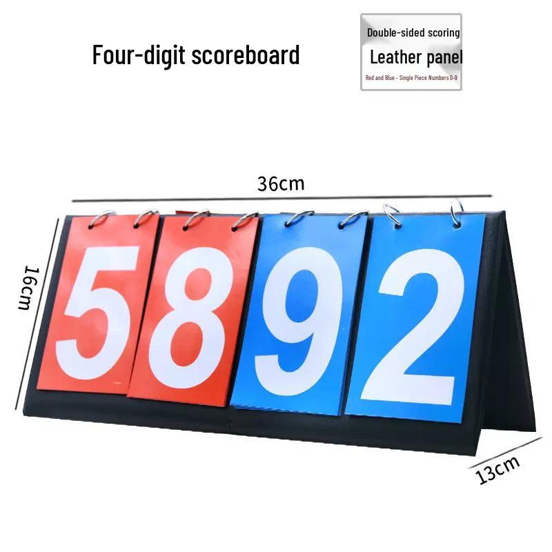 Multi-Sport Flipping Scoreboard: Two, Three & Four-Digit Options for Football, Basketball & Table Tennis