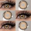 Eyes 1 Pair Colored Contact Lenses For Eyes Korean Brown Contact Lenses 14.5mm Big Eye Lenses Annual Student Beauty