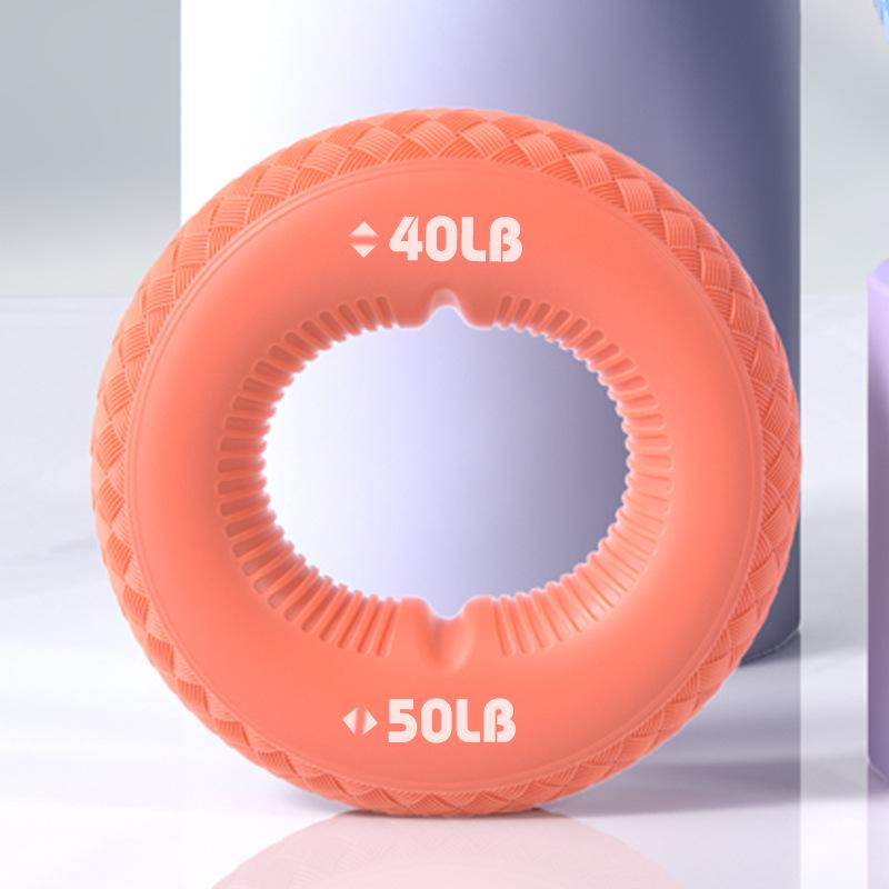 Dual Resistance Silicone Grip Strengthening Ring for Hand, Arm, and Finger Rehab - for Men and Women