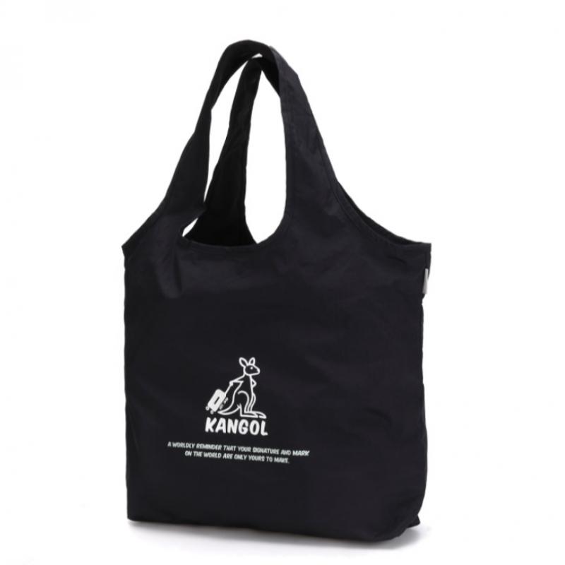KANGOL Bolsa Plegable de Viaje Fácil Negra 4028