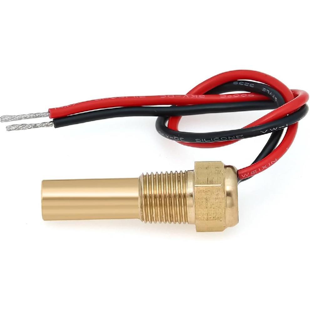 1/8NPT Thread Water Temperature Sensor for Car Boat Marine Alarm Sender 1600-22ohm Applicable to Water Temp Gauge