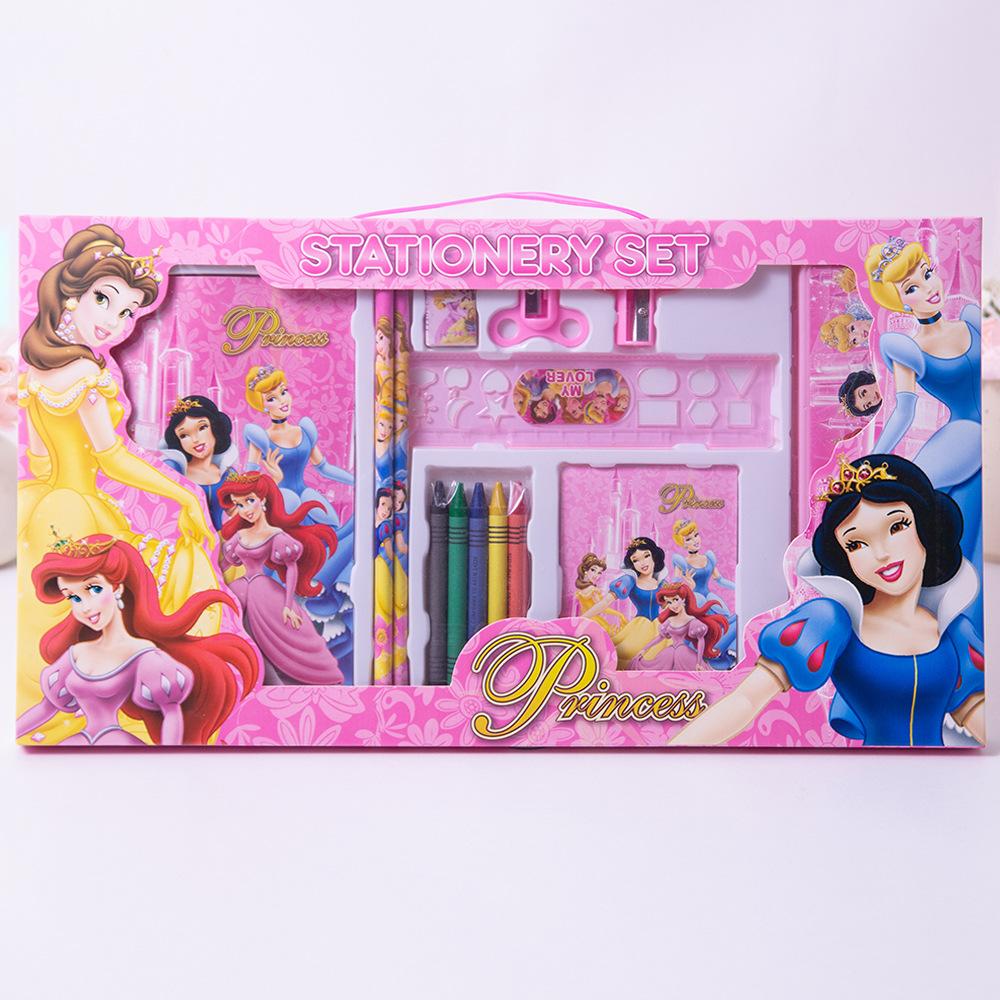 Disney Stationery Set Series Stationery Set Includes Pencil Case, Pencil, Ruler and Eraser. School Prizes, Inspirational Gifts for Students