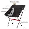 OEING Outdoor Portable Folding Moon Chair
