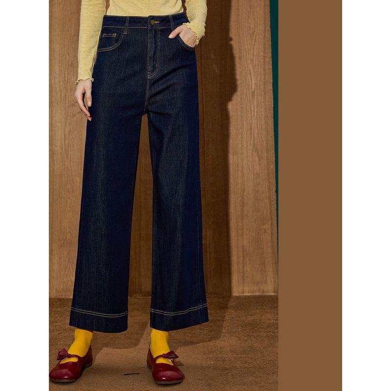 Coolhut2025 Autum Women's Fashionable American Retro Loose and Versatile Black Straight Jeans