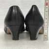 Salvatore Ferragamo Lizard Leather Pumps 6C 23 black(USED)