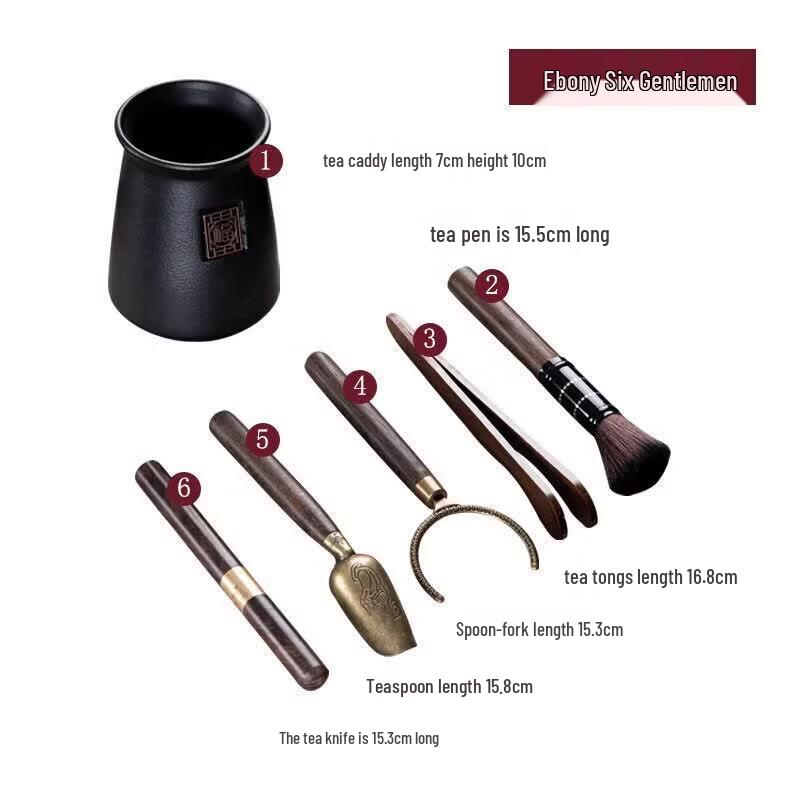 Qiwei Ceramic Tea Ceremony Six Gentlemen Set