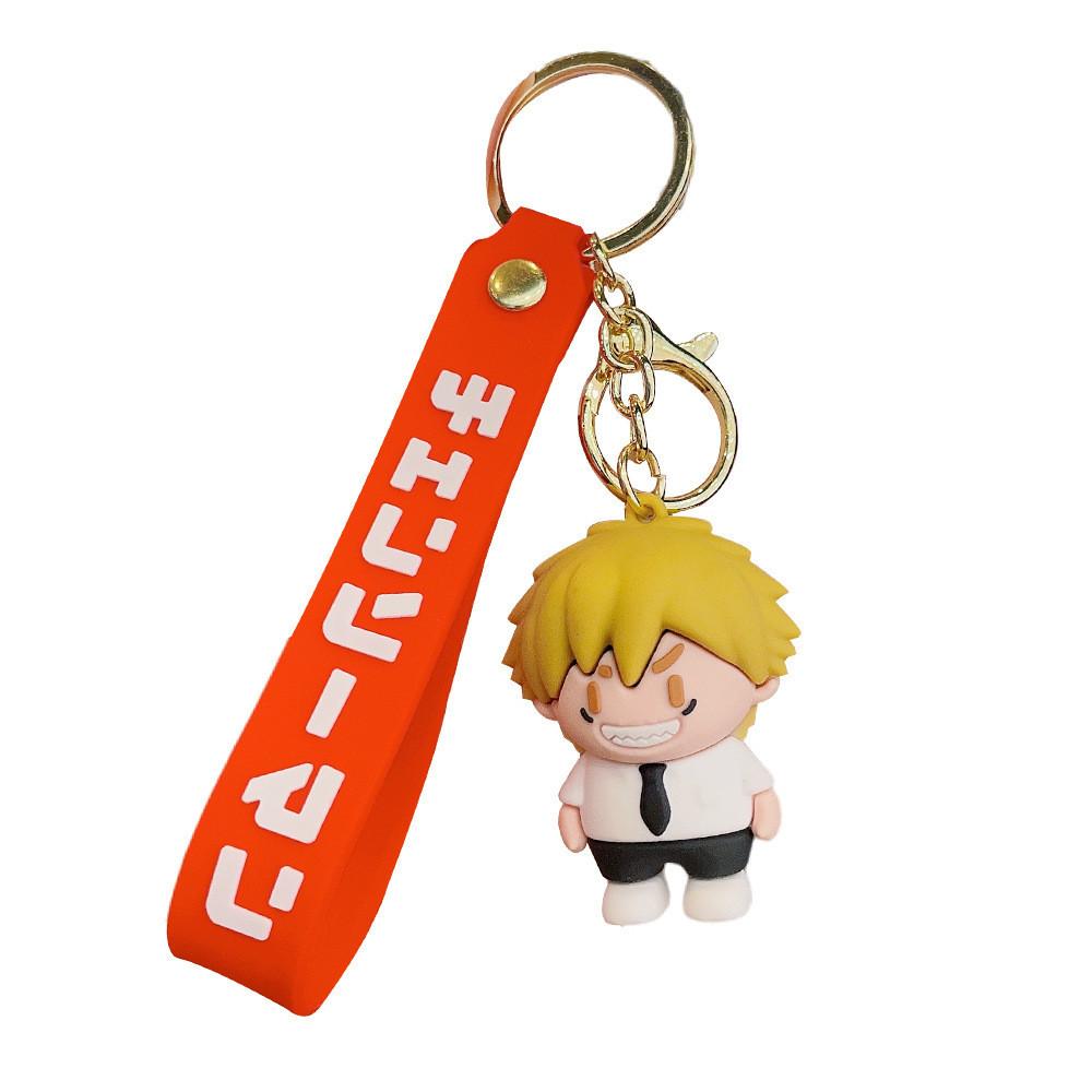 Man Charming Chainsaw Pochita Keychain Delightful Anime Accessory Character