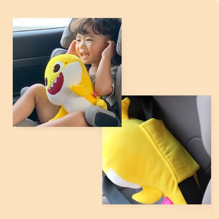 Pinkfong New Baby Shark Sicherheitsgurt Puppe Kinder Spielzeug 1