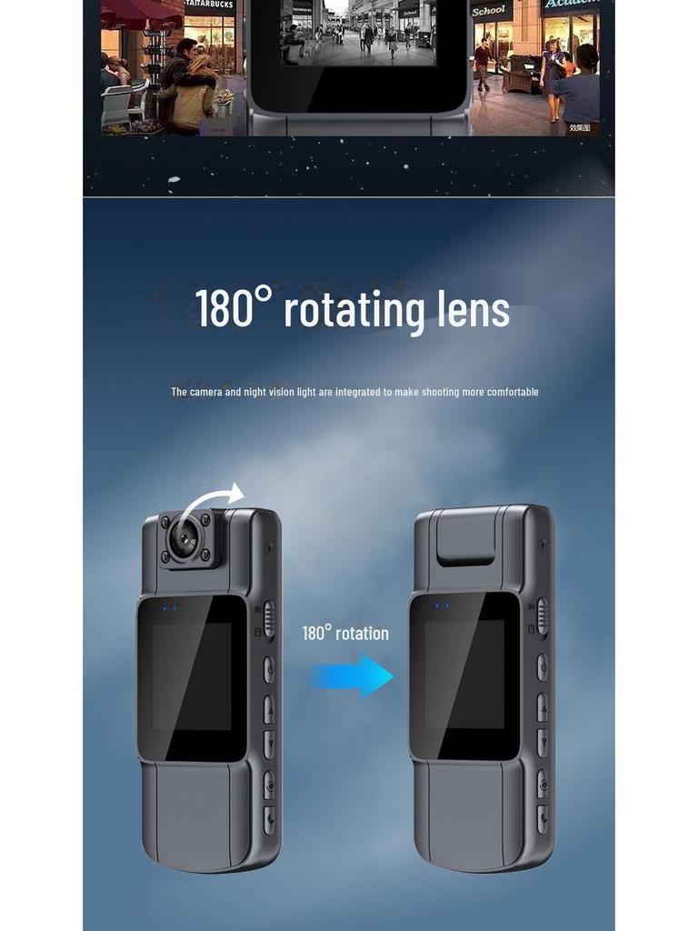 HD Chest-Worn Cycling DV Camera for Express Delivery & Law Enforcement