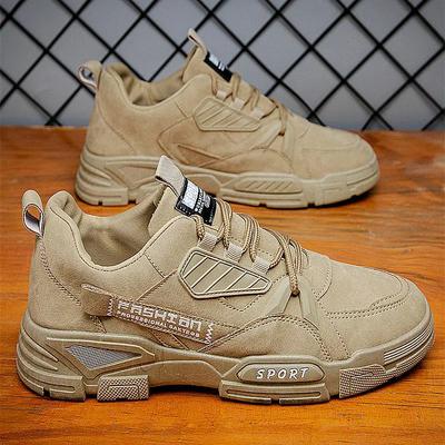 New Designers PU Leather Sneakers Shoes Men Outdoor Casual Trendy Leisure Male Walking Footwear Low Help Lace-up Platform Autumn