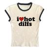 European and American Style T-shirt Summer New Letter Street Trend Short Slim Women's Clothing Wholesale