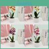 Orchid Plant Decor With Artificial Rain Flower For Home And Event Decoration