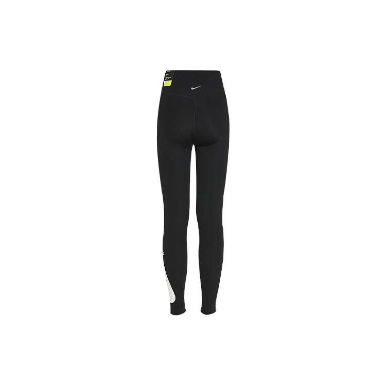 Nike Swoosh Run Colorblock Logo Running Tights Women Bottoms Black DA1146-010