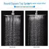 Dier 8-Inch Round Stainless Steel Rain Shower Head